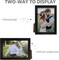 2 Pack 5x7 Picture Frame - Resistant Plastic with Clear Plexiglass (Black)